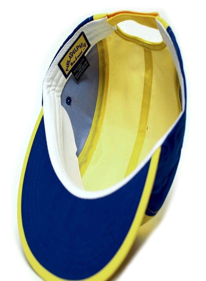 Posse Comitatus The Fresh Prince of Bel Air Philadelphia Born & Raised Hat Yellow/Royal Cap - Image 2